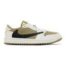 Travis Scott x Air Jordan 1 Low Golf "Neutral Olive" - HYPEE011