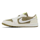 Travis Scott x Air Jordan 1 Low Golf "Neutral Olive" - HYPEE011